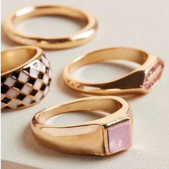 TORRID CHECKERED COCKTAI
RING SET - Picture 2 of 7